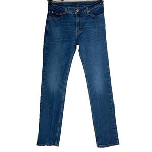 Levi's 511 Men's Denim Jeans 30x32 Blue‎ Distressed Slim Fit Straight Leg